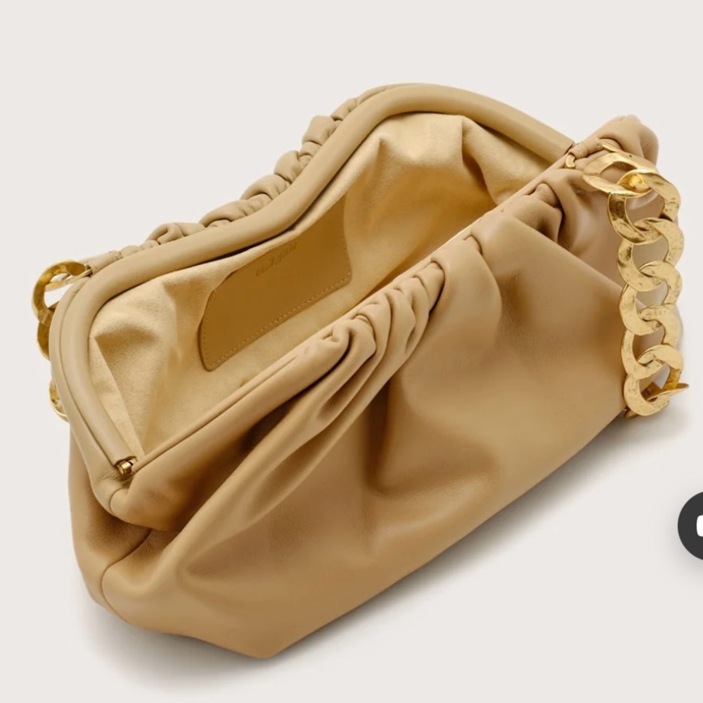 Cult Gaia DULCE SHOULDER BAG NWT in Sand